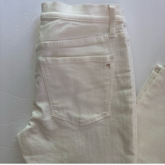 Madewell | Skinny Skinny Off-White Denim Jeans - Picture 10 of 10